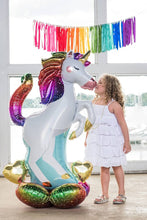 Load image into Gallery viewer, unicorn balloon with kid