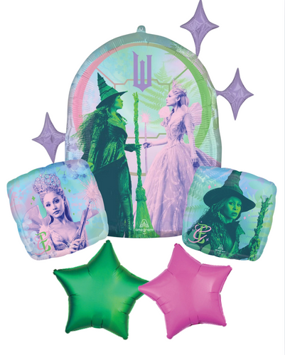 Wicked for Good Themed Balloon Bouquet