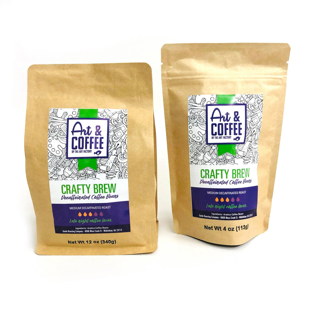 Crafty Brew Roasted Coffee Beans (Decaf)