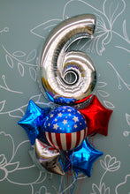 Load image into Gallery viewer, Balloon Bouquet - Happy Birthday Number Bouquet (Single Digit)