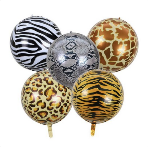 Balloons - Animal Print Orbz (single balloon)